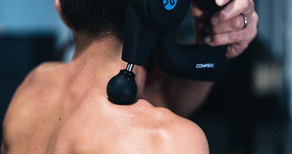 Masajeador Compex FIXX1.0, para mejorar el entrenamiento