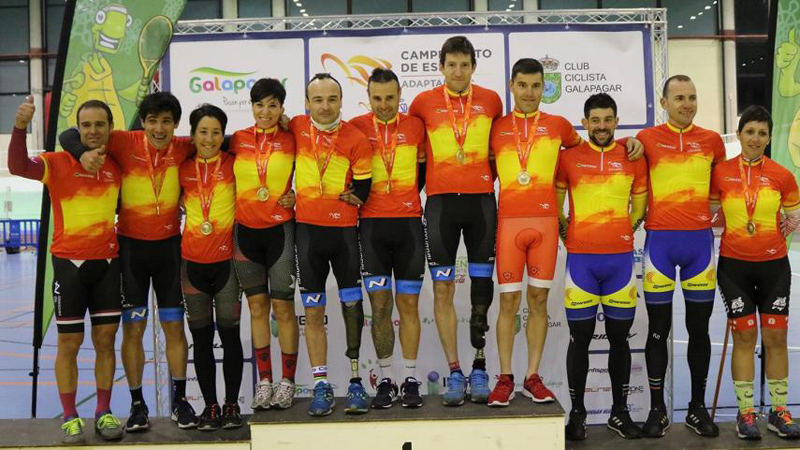 Galapagar decide los primeros Campeones de España de Ciclismo Adaptado en Pista