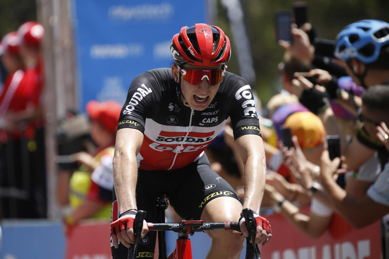 Richie Porte (Trek-Segafredo) se corona en el Down Under, sin ganar en Willunga Hill