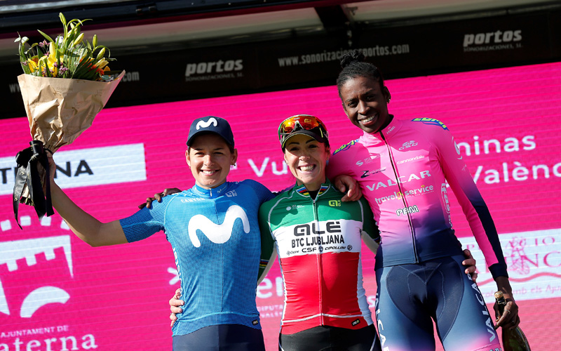Bastianelli (Alé BTC Liubliana) se lleva con autoridad la Vuelta CV femenina